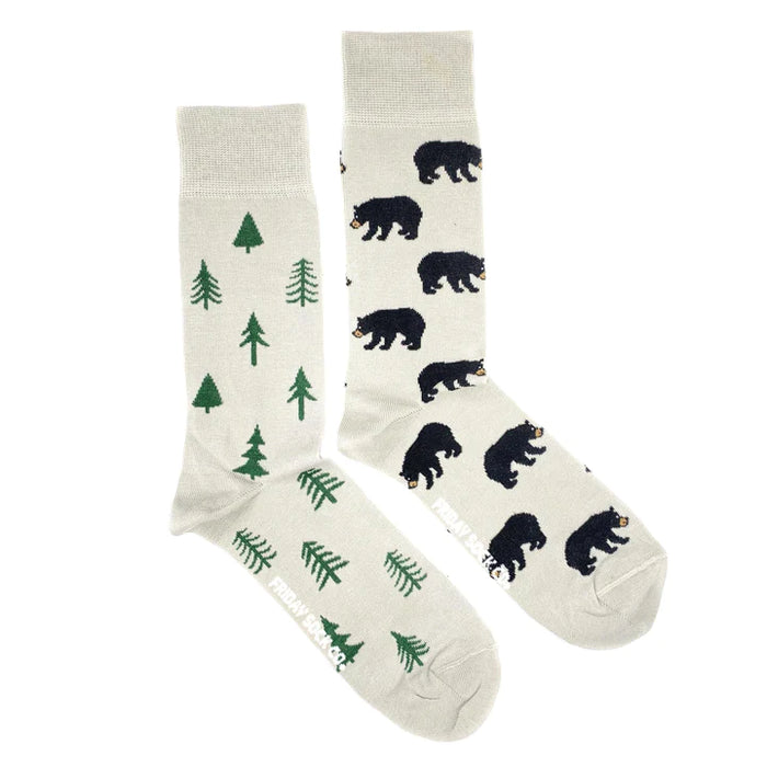 Men's Socks Bear & Tree