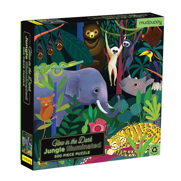 Jungle Glow in the Dark Puzzle 500 pieces