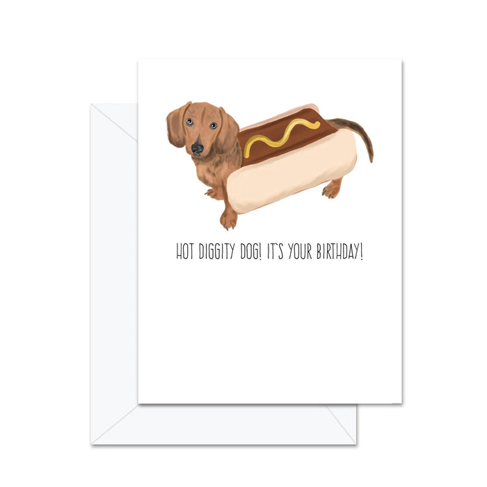 Hot Diggity Dog Card