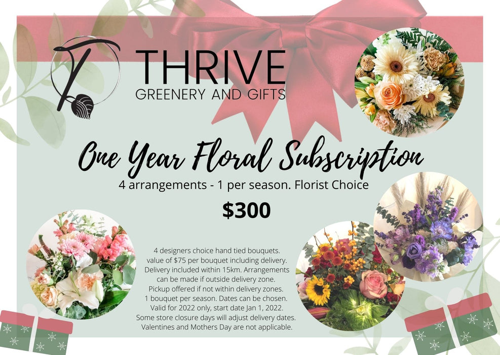 Floral Subscription 1 Year Seasonal
