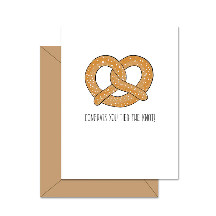 Congrats You Tied The Knot Card