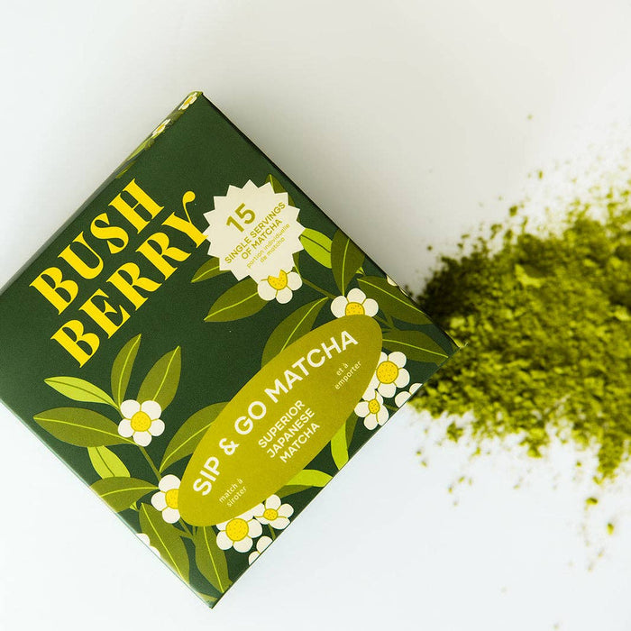 Organic Sip & Go Matcha - 15 Single Serving pouches