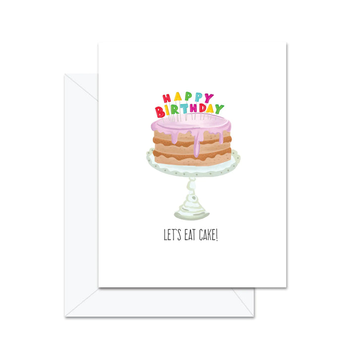 Lets Eat Cake Card