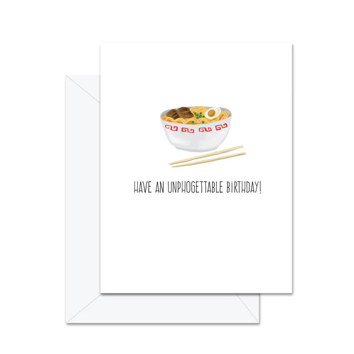 Unphogetable Birthday Card