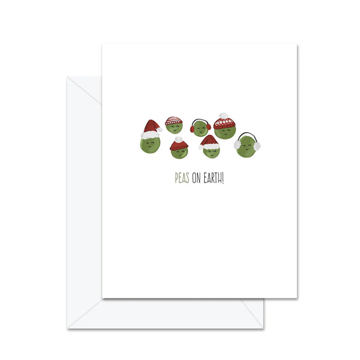 Peas on Earth Christmas Card