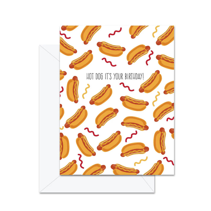 Hot Dog Birthday Card