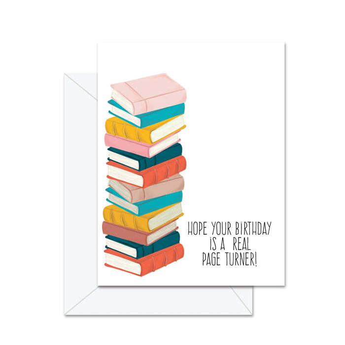 Page Turner Birthday Card