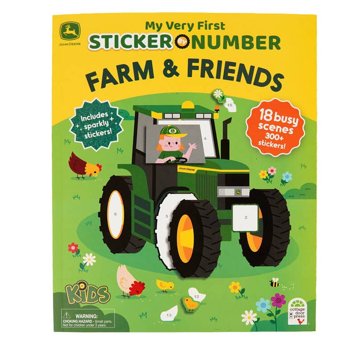 My Very First Sticker by Number John Deere Kids Farm & Friends