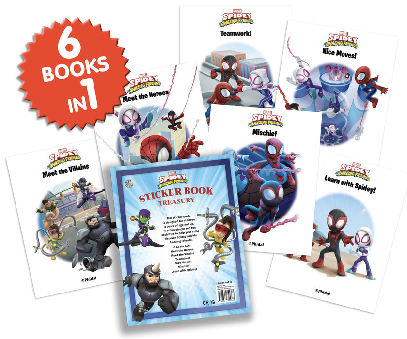 MARVEL SPIDEY & AMAZ. FRIENDS STICKER BOOK