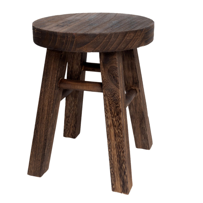 Wooden Round Plant Stand