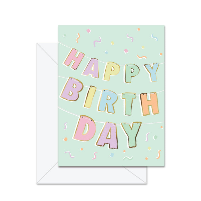 Happy Birthday (Banner) Card