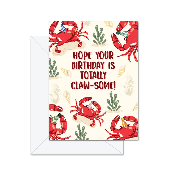 Hope Your Birthday Is Totally Claw-some Card