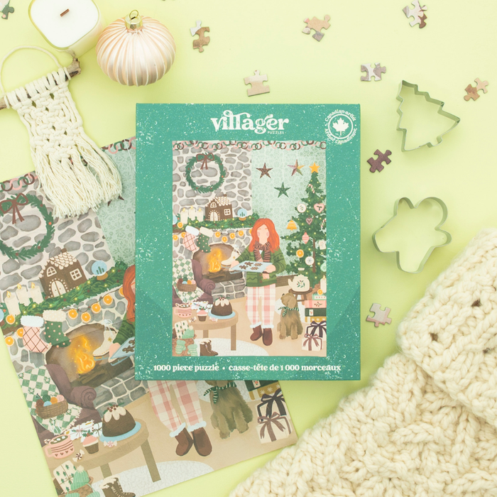 Villager Puzzle Cottage Christmas 1000 pc