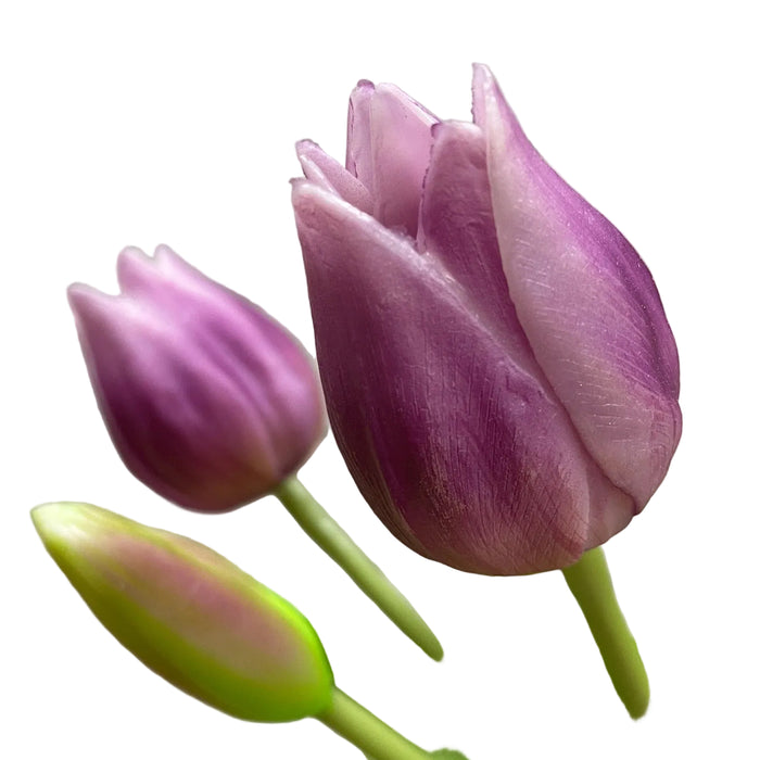 Faux Dynasty Mini Tulip Bunch 10" 5 stems