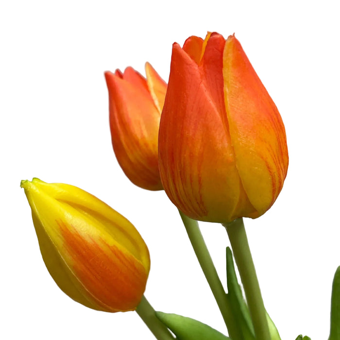 Faux Dynasty Mini Tulip Bunch 10" 5 stems