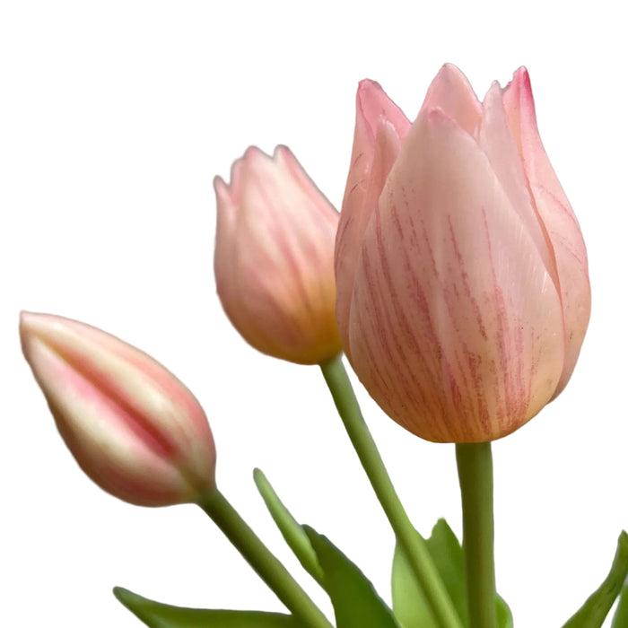 Faux Dynasty Mini Tulip Bunch 10" 5 stems