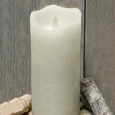 LED Flickering Flame Candle Ivory