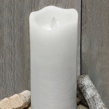LED Flickering Flame Candle White