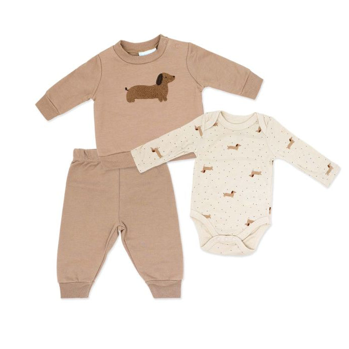 3 Piece Dachshund Jogging Set