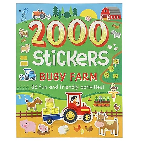 2000 Stickers Busy Farm