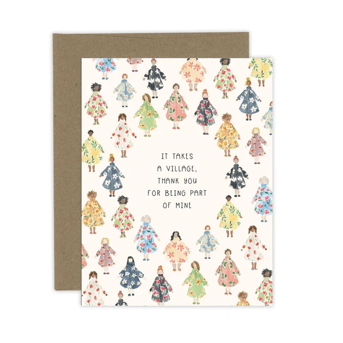 It Takes a Village Thank You Card