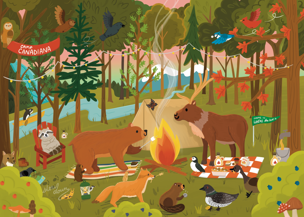 Villager Puzzle Camp Canadiana 250 pc