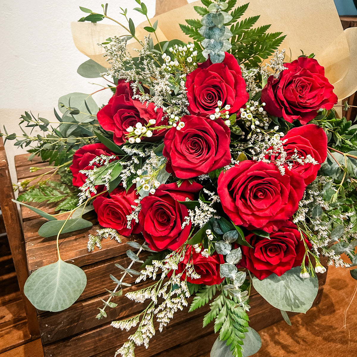 Dozen Red Roses — Thrive Greenery & Gifts
