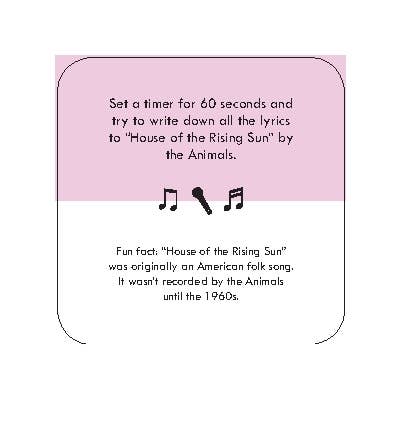 After Dinner Amusements: Song Connections