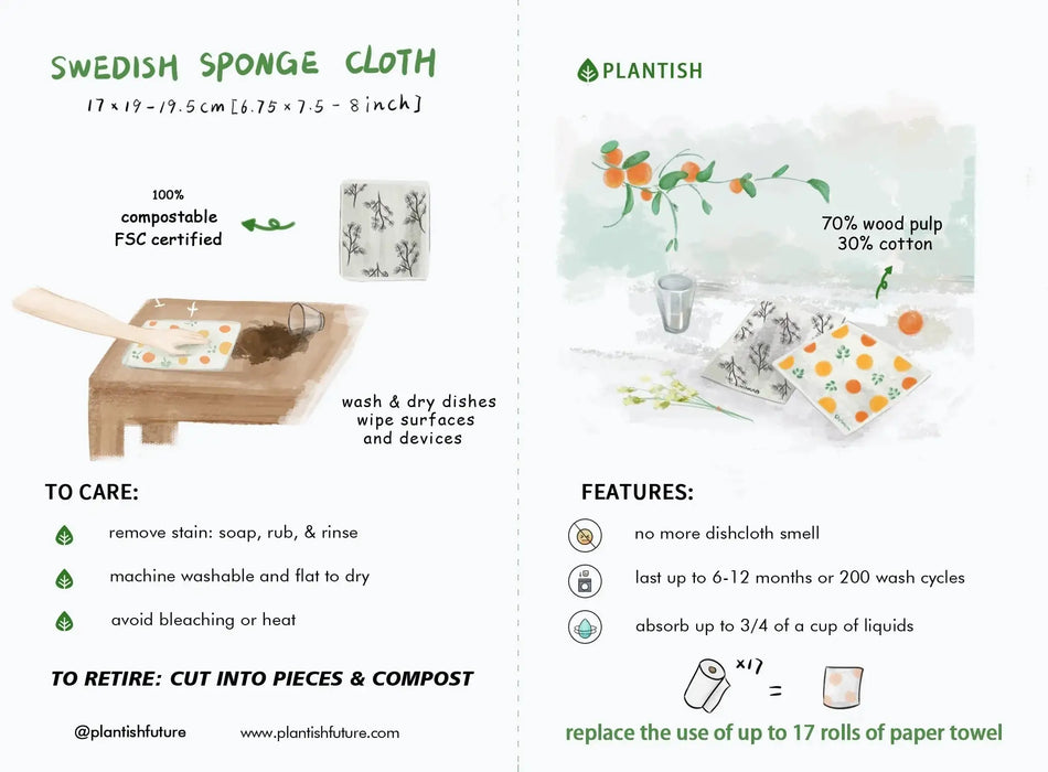 Holiday Boulevard - Swedish Sponge Cloth