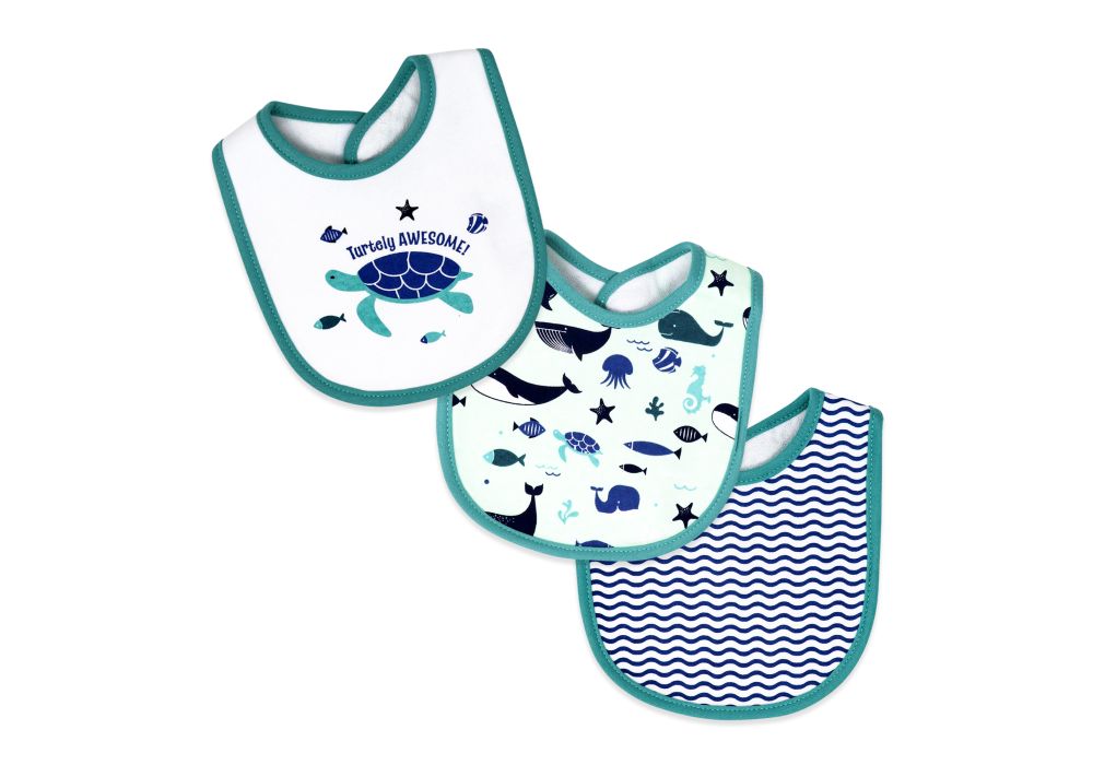 3 pc Scoop Bib Set