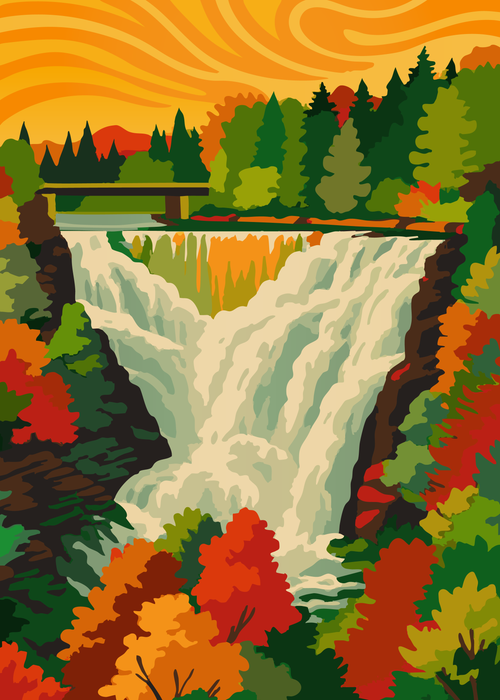 Villager Puzzle Autumn Cascade 1000 pc