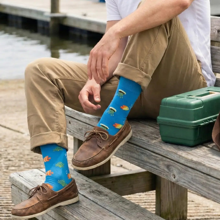 Men's Socks This Did Good Ocean