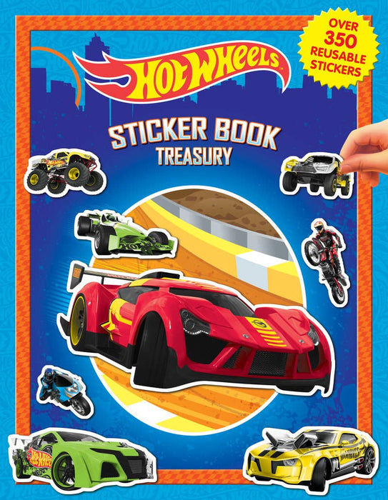 MATTEL HOT WHEELS STICKER BOOK TREASURY