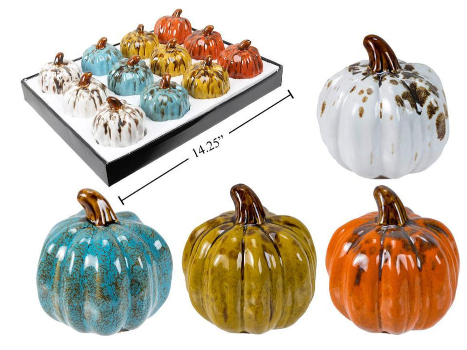 Harvest Ceramic Pumpkin