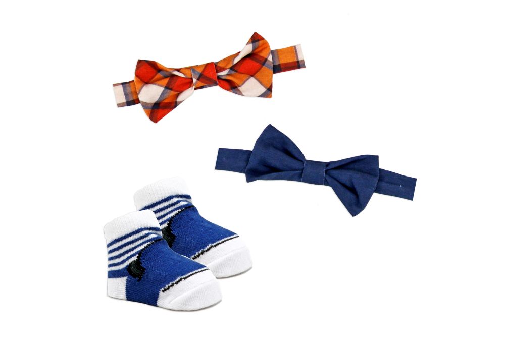 3 pc Bowtie / Sock Set