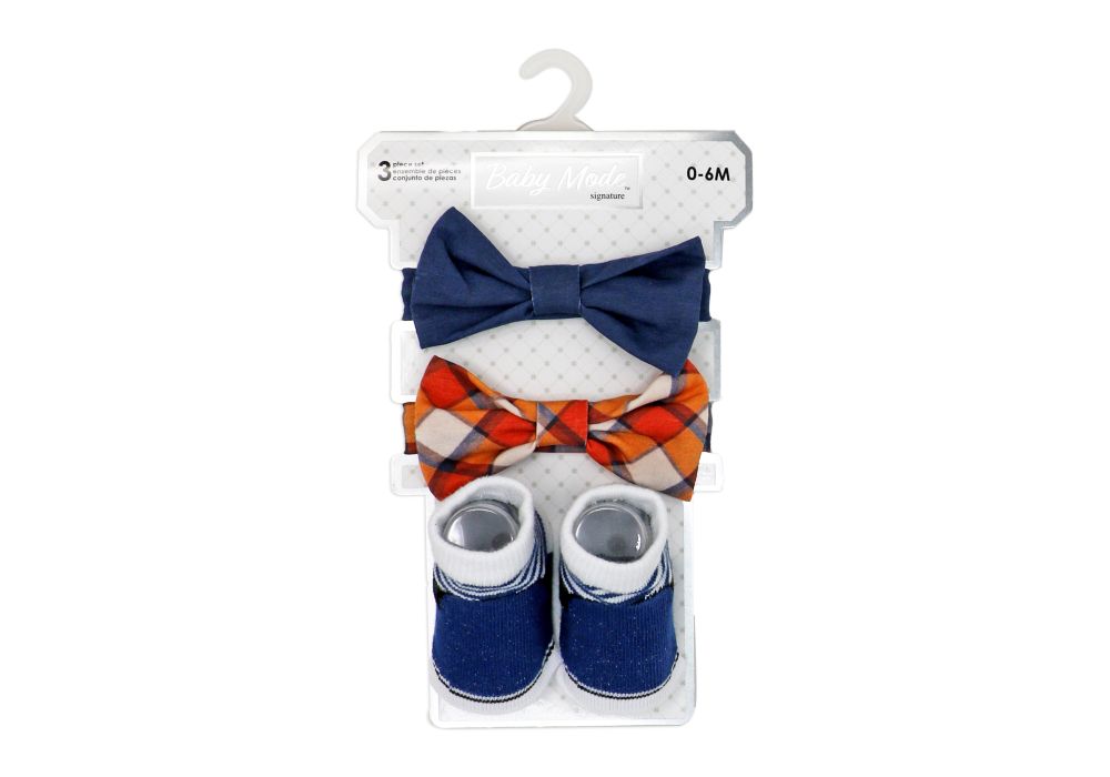 3 pc Bowtie / Sock Set