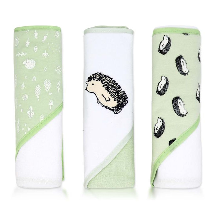3 pack Hooded  Baby Towel Set