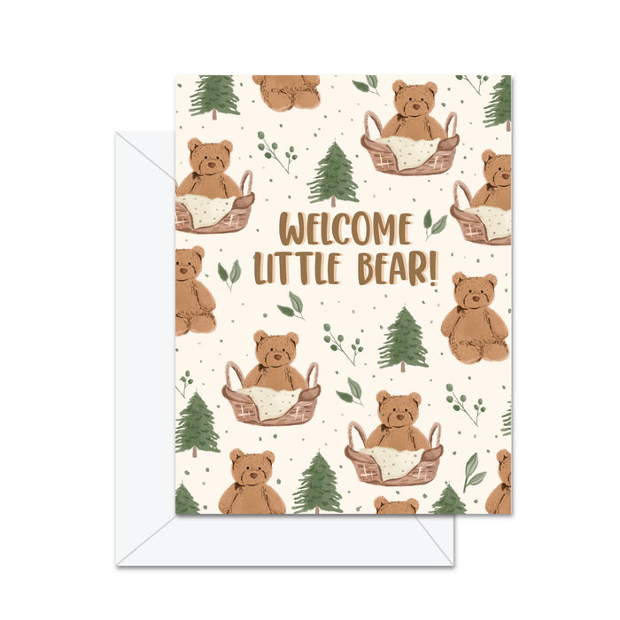 Welcome Little Bear Card
