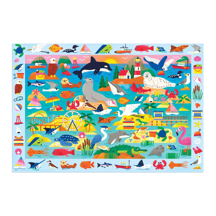 At the Seaside 64 Piece Search & Find Puzzle