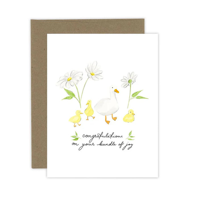 Bundle Of Joy Duckling Card