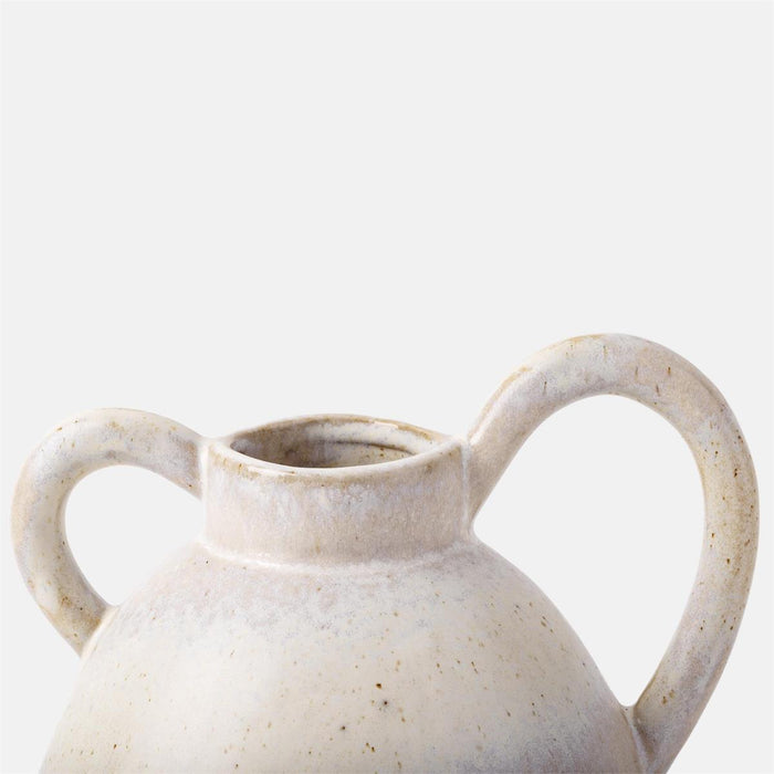 Reactive Glaze Handled Vase