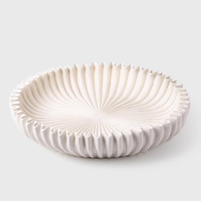 Shallow Scalloped Dish