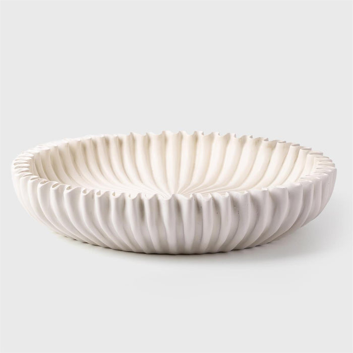 Shallow Scalloped Dish