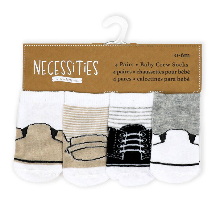 4 Pack Socks: Sneaker/Shoe: Pink/Purple