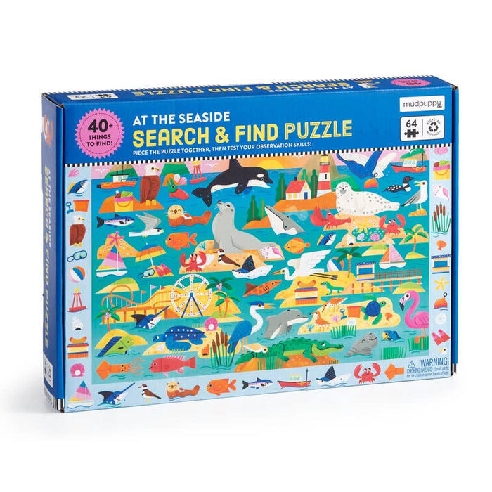 At the Seaside 64 Piece Search & Find Puzzle