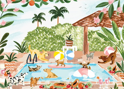 Villager Puzzle Pool Party 250 pc