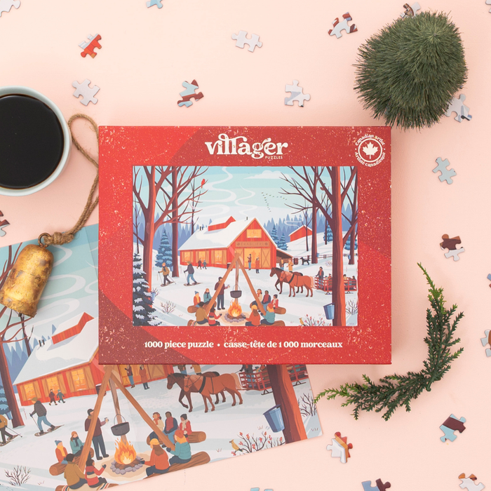 Villager Puzzle Cabane à sucre 1000 pc