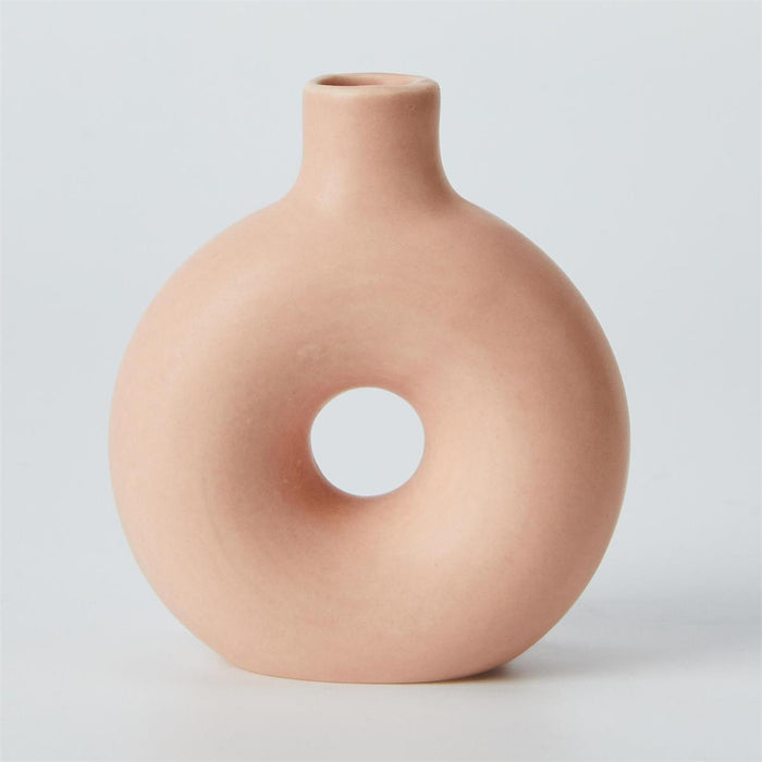 Donut Shaped Ceramic Vase