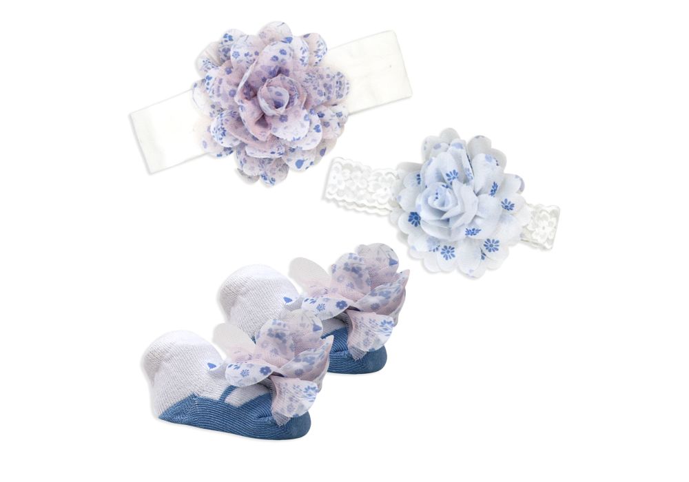 3 pc Chiffon Headband Set