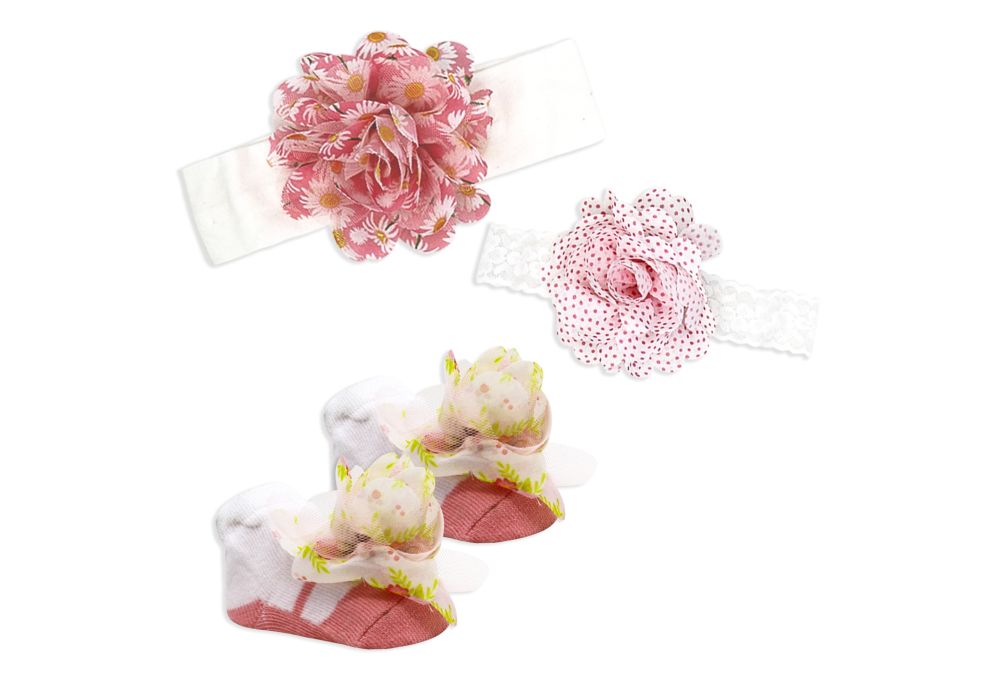 3 pc Chiffon Headband Set